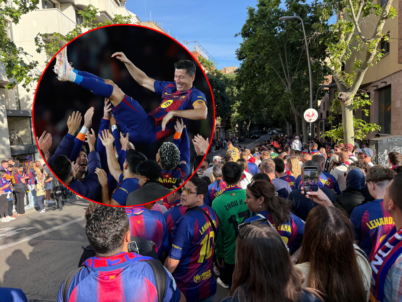 Więcej niż mecz. Barcelona stała się biało-czerwona