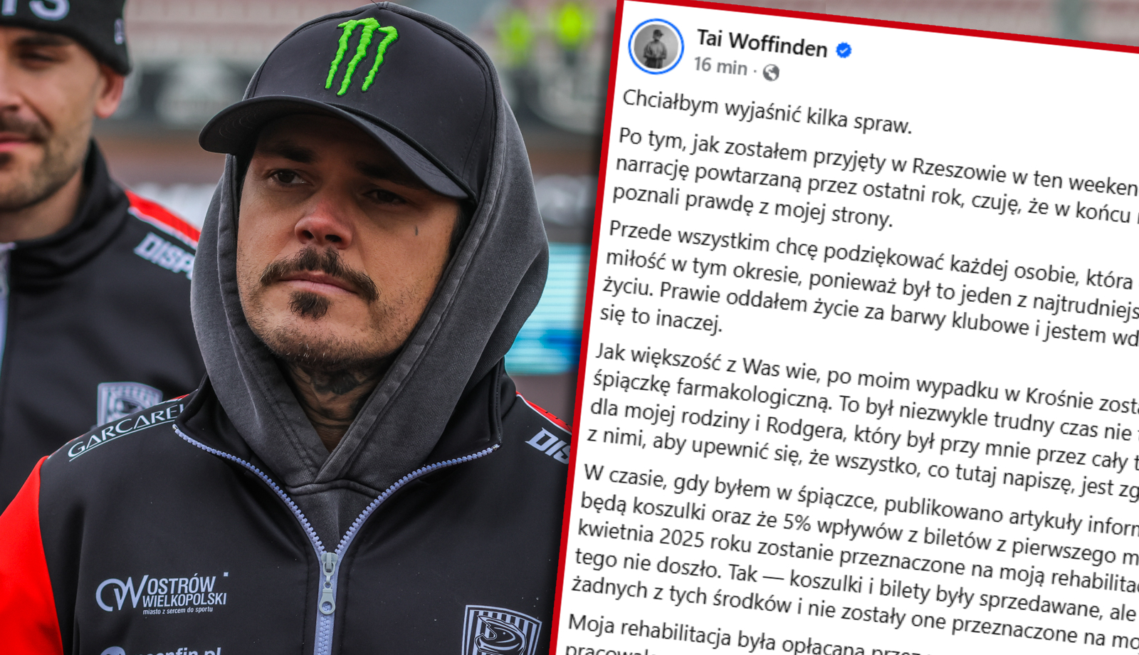 Burza po meczu w Rzeszowie. Tai Woffinden przerywa milczenie i ujawnia kulisy
