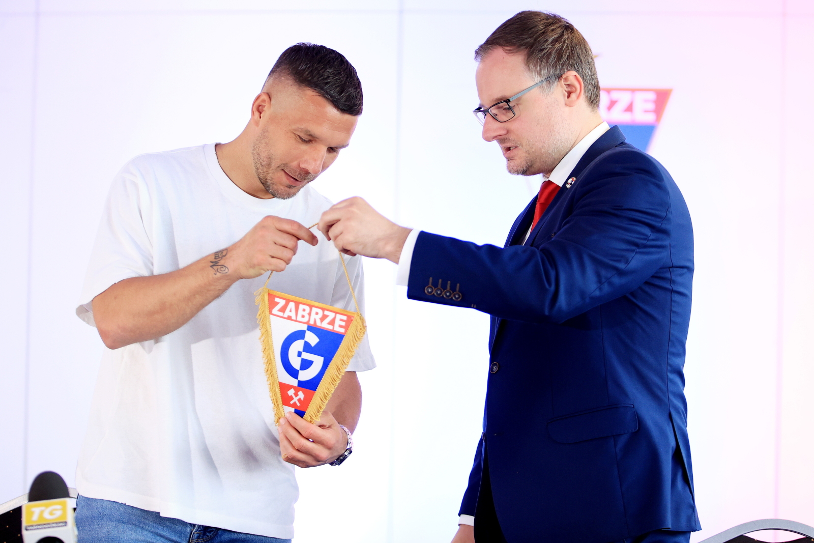 Lukas Podolski właścicielem Górnika Zabrze. 