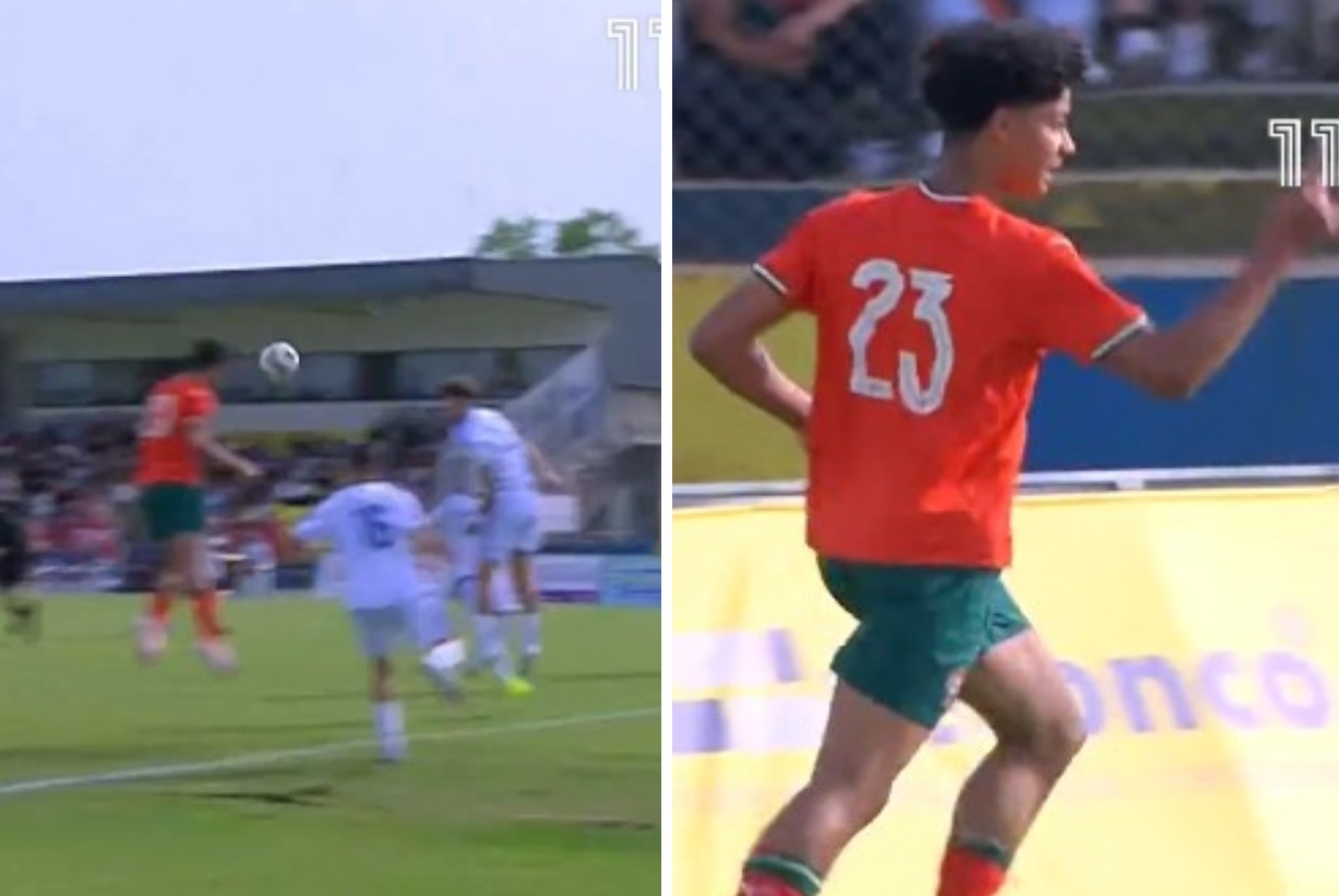 Show syna Cristiano Ronaldo. Skompletował dublet w kadrze