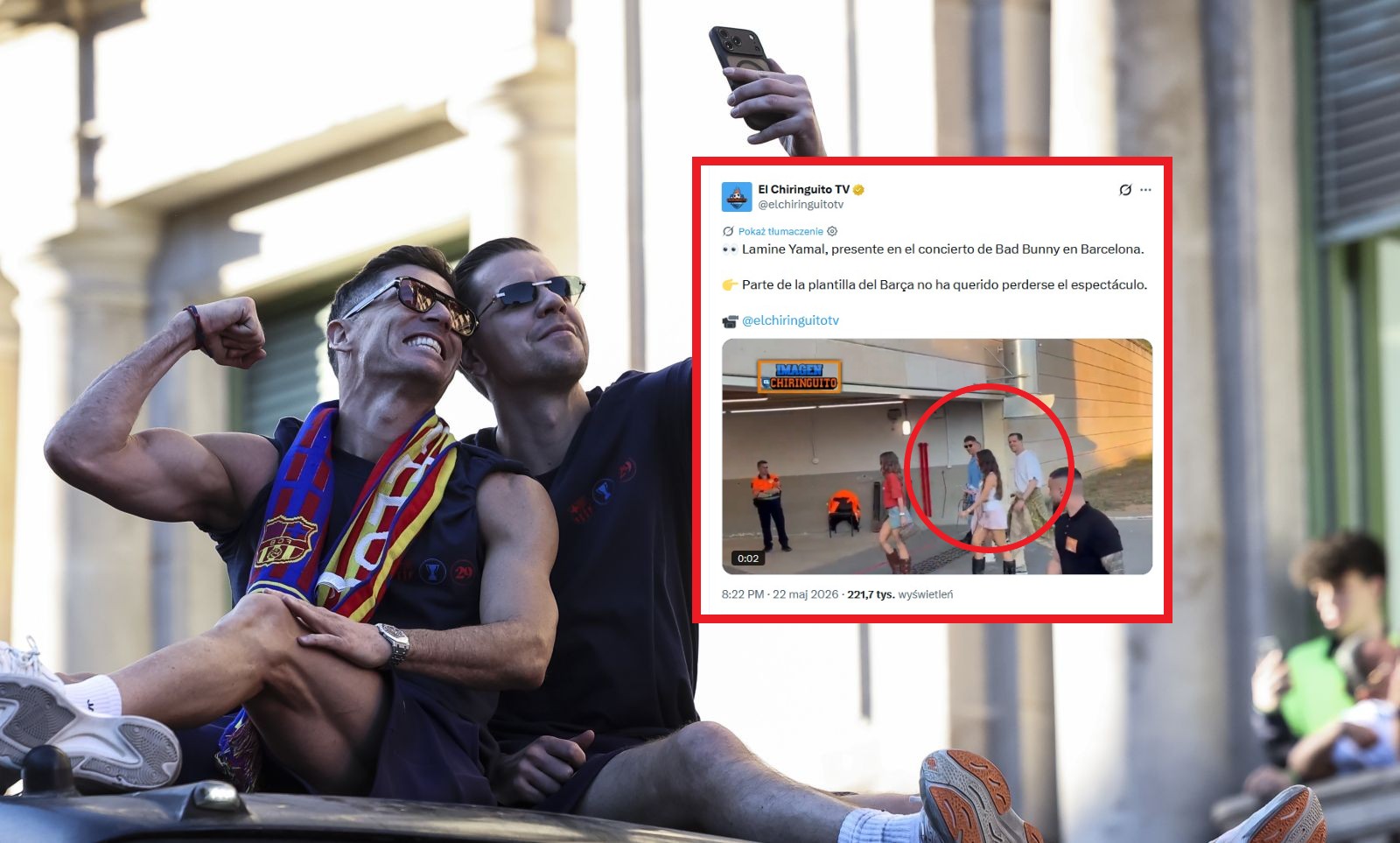 Wspólne wyjście piłkarzy Barcelony. Nie zabrakło Szczęsnego i Lewandowskiego