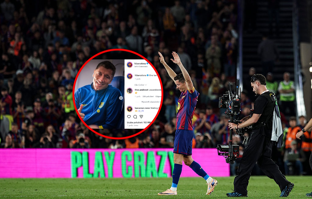 Post Barcelony przed meczem. Lewandowski już na pierwszym zdjęciu