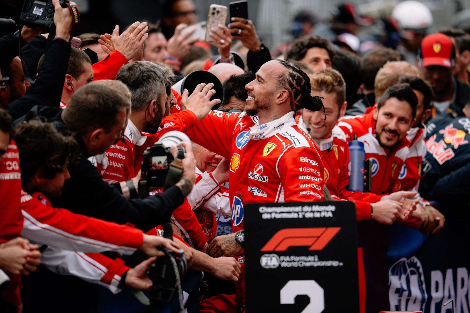Najlepszy wyścig Hamiltona w Ferrari. Brytyjczyk chce jeszcze więcej