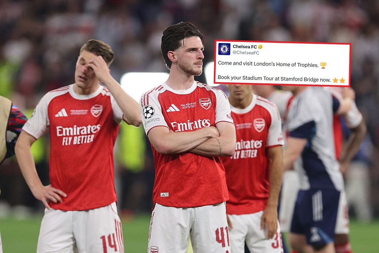 Miliony wyświetleń. Brutalnie zadrwili z Arsenalu