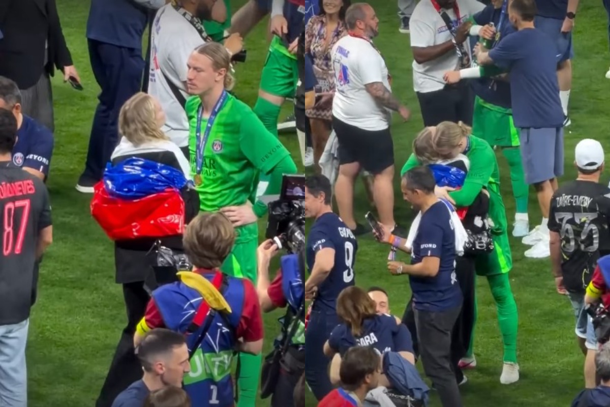Skandal. Tylko zobacz, z czym paradowała partnerka piłkarza PSG