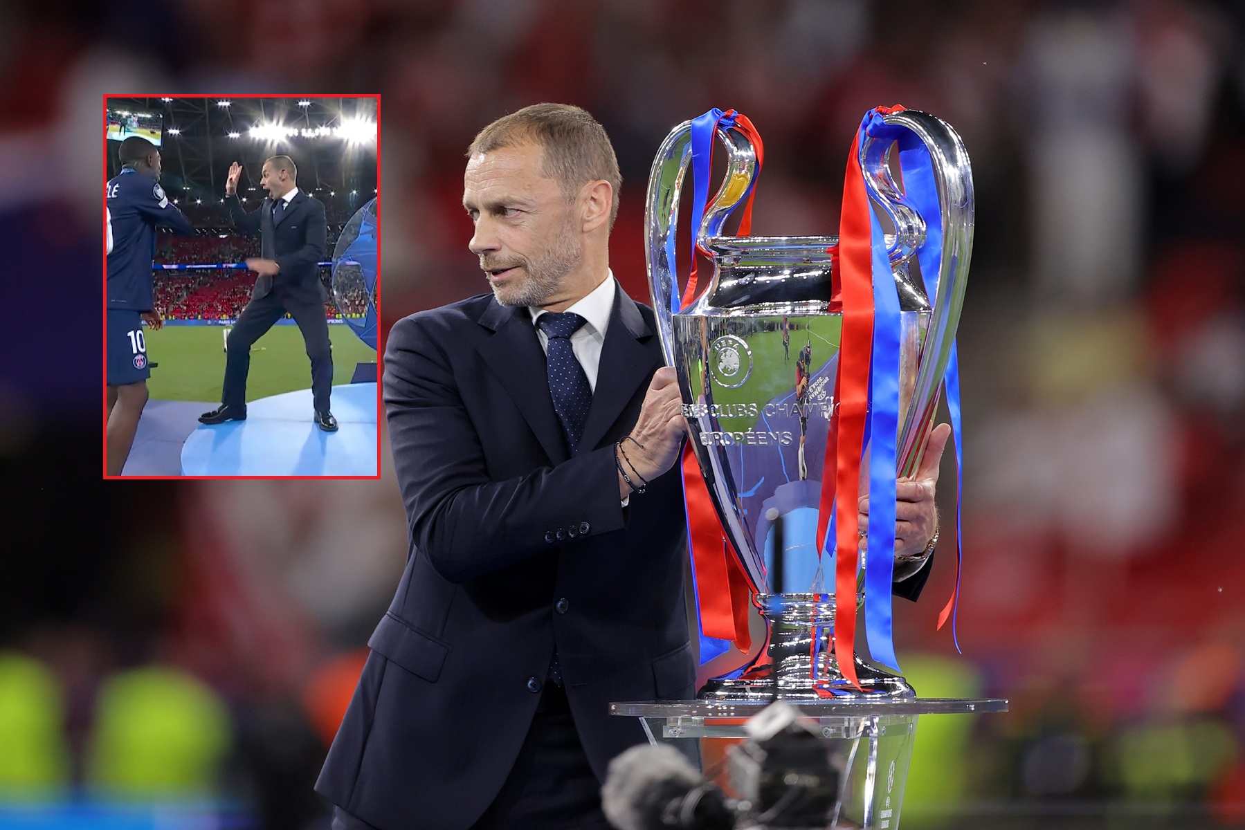 Zapomniał. Wideo po finale LM niesie się po sieci