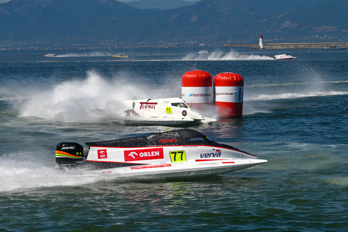 Podwójne podium Marszałka w Cagliari. Świetna postawa Polaka w wodnej F1
