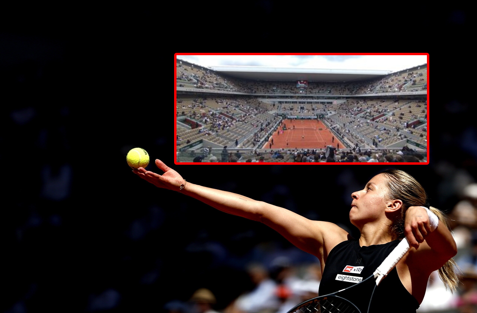 Chwalińska gra o półfinał. Przykre obrazki na Roland Garros