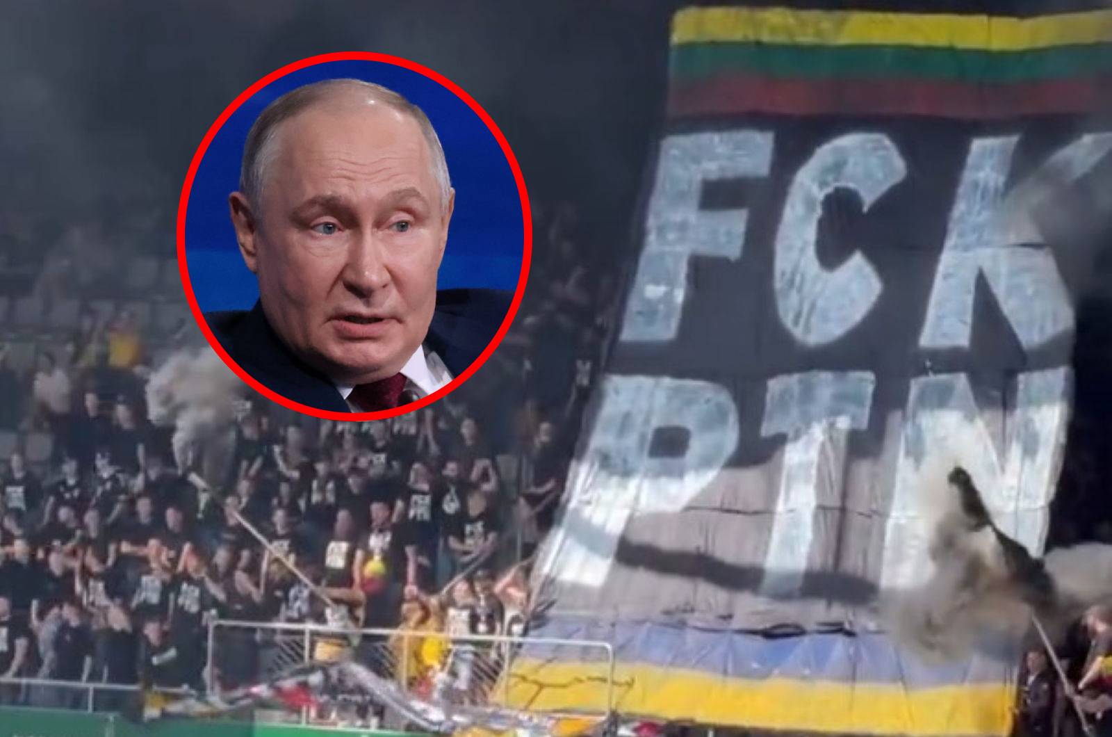 Putinowi to się nie spodoba. Śpiewał cały stadion