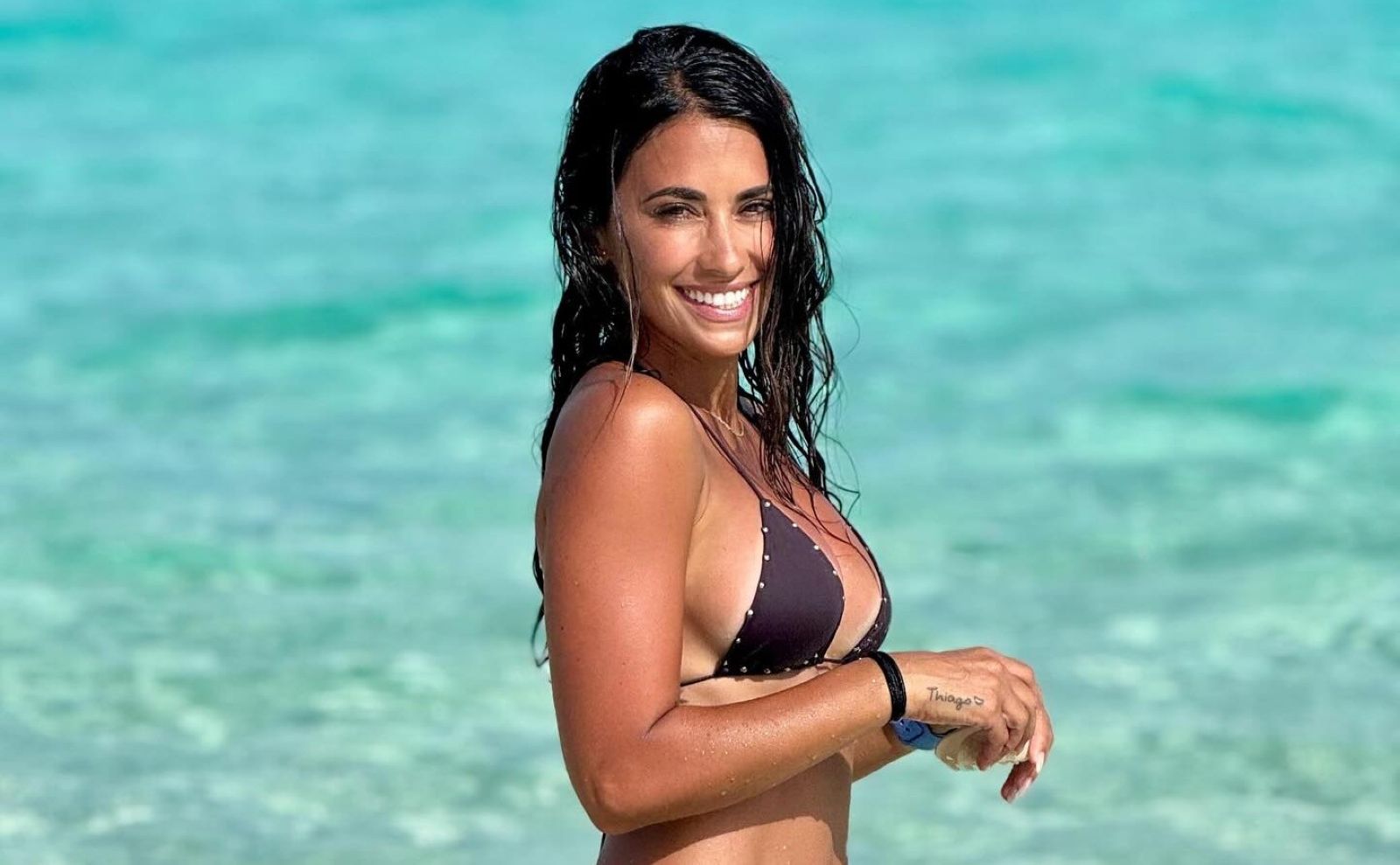 Ależ figura. Żona Messiego pokazała się w bikini