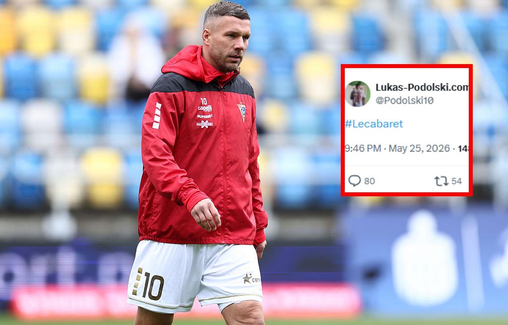Galę Ekstraklasy nazwał kabaretem. Teraz Podolski się wytłum