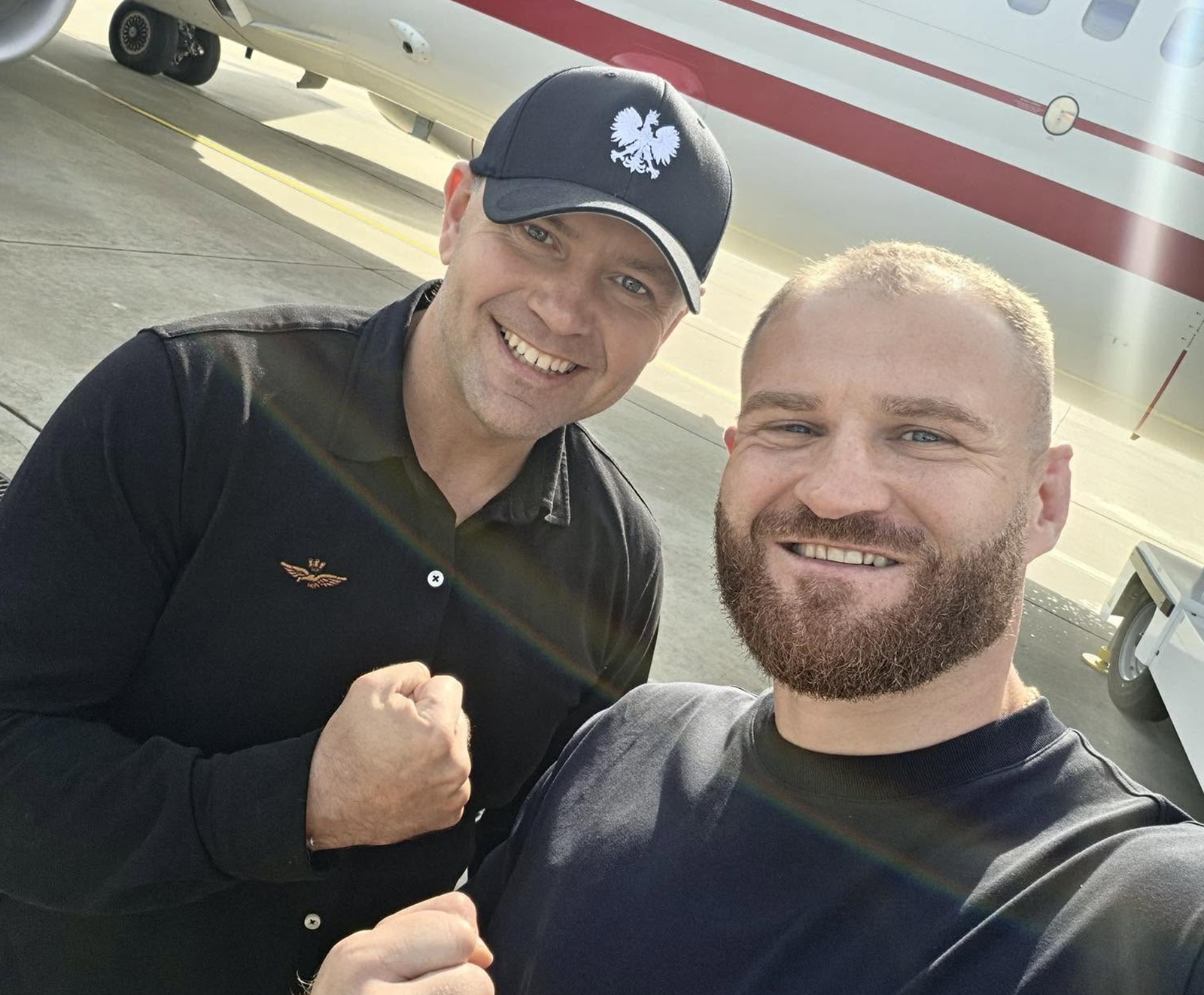 Błachowicz z prezydentem w drodze na UFC