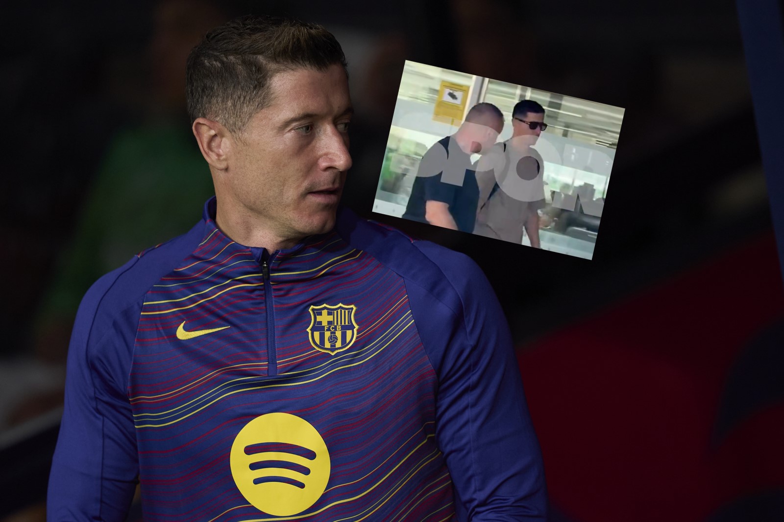 Lewandowski przyłapany. Wiadomo, gdzie przyleciał