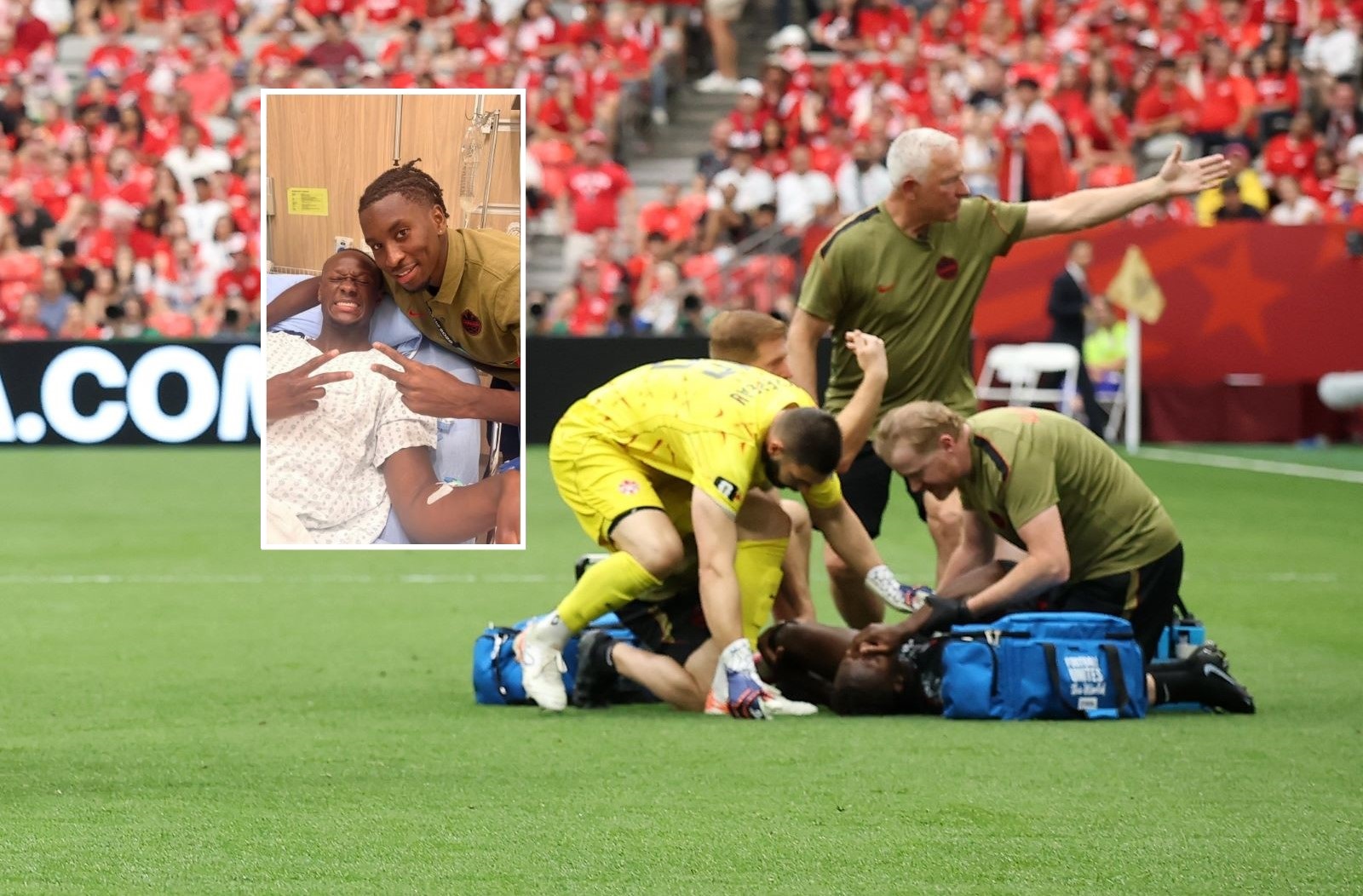 Koszmarna kontuzja na mundialu. Jest pierwsze zdjęcie ze szpitala