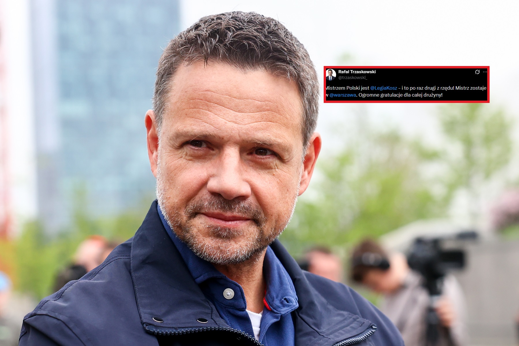 Trzaskowski pogratulował Legii. I się zaczęło