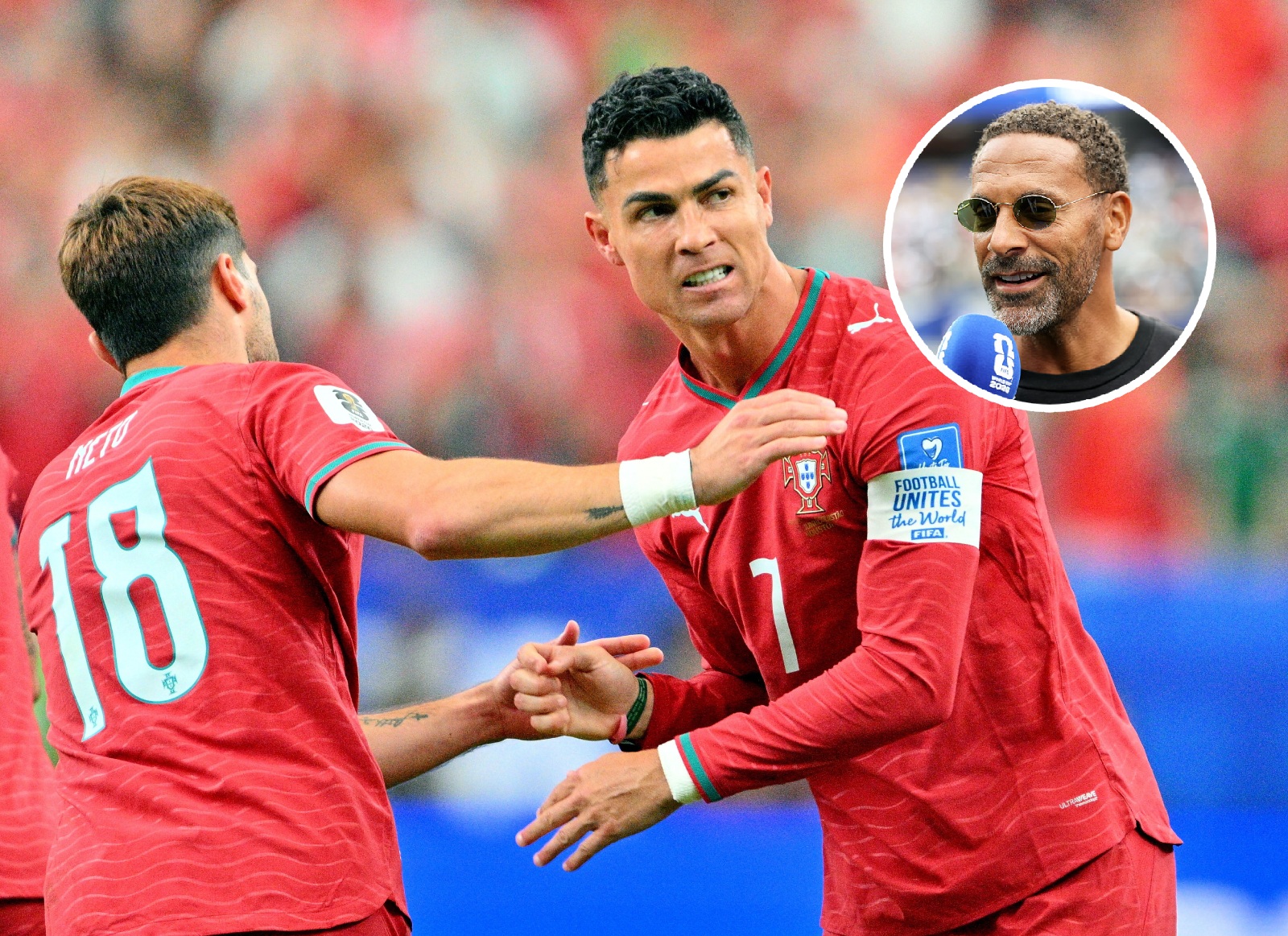 "Zamknijcie się". Odpalił się po golach Ronaldo