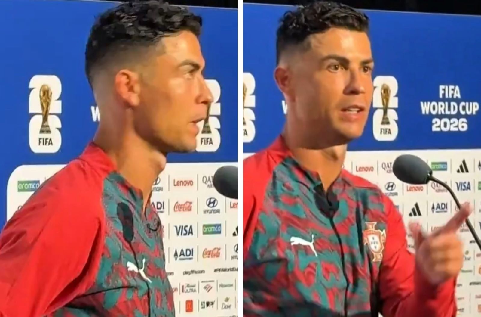Padło pytanie o Messiego. Ronaldo zareagował błyskawicznie
