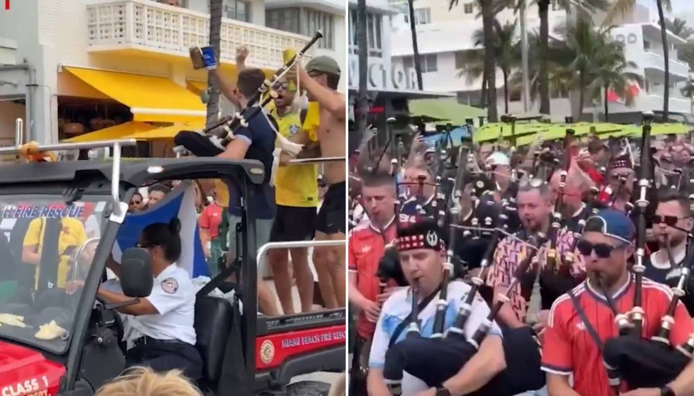 Szaleństwo przed meczem. Szkoci opanowali Miami