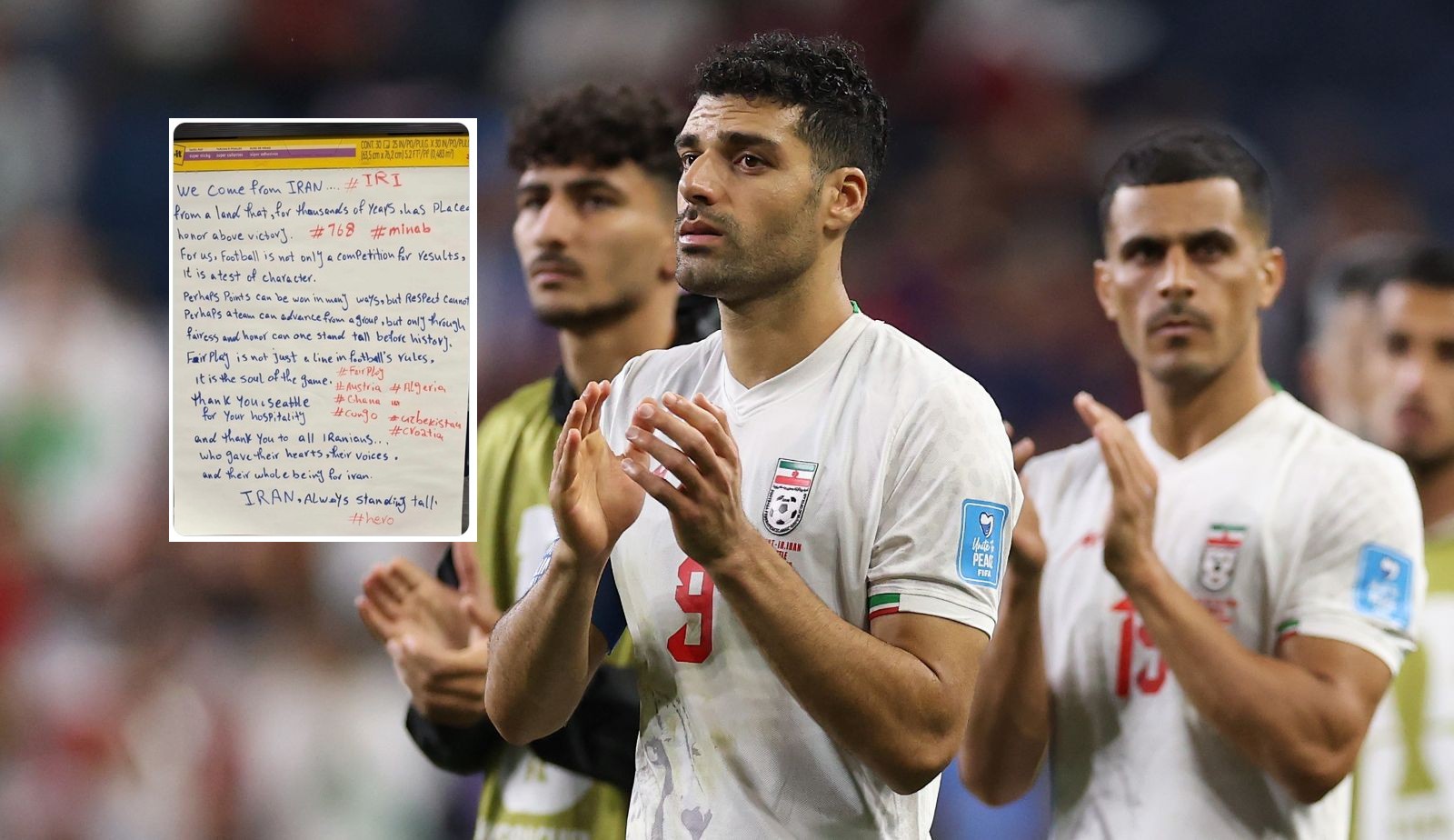 Było tuż po meczu. Taką wiadomość do Amerykanów zostawił Iran