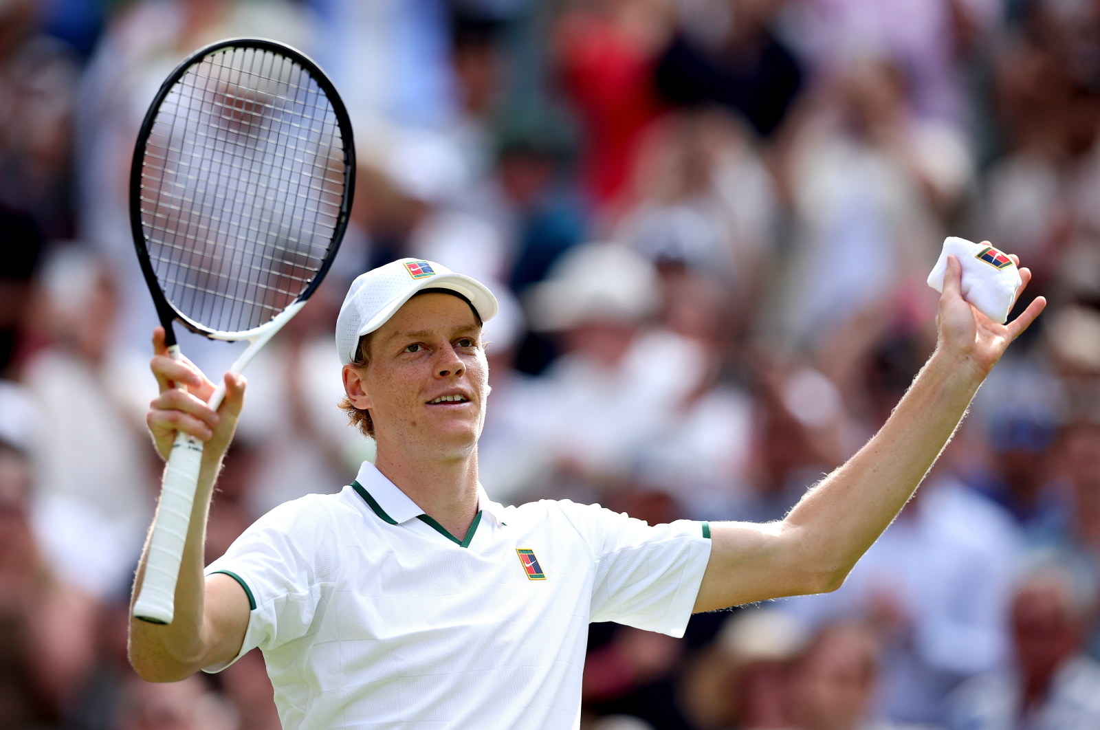 Wielkie emocje na otwarcie Wimbledonu. Jannik Sinner był na krawędzi