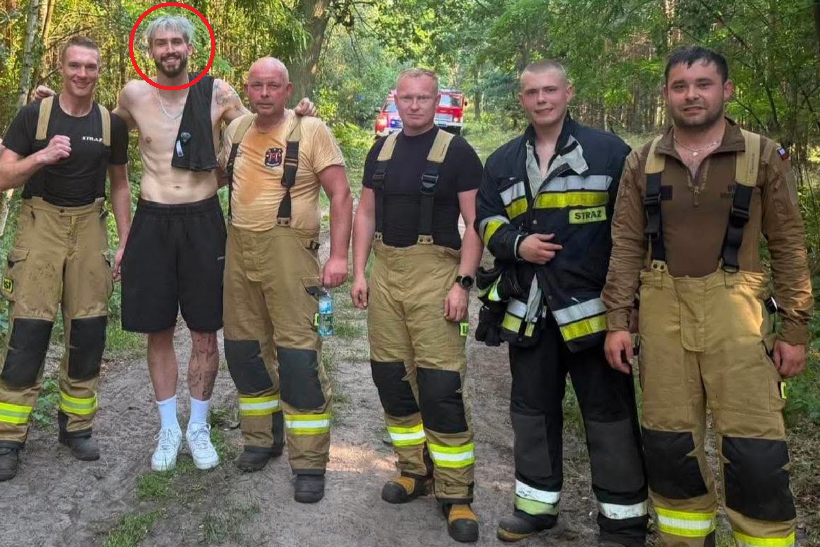 Poznajesz? To on uratował las od pożaru. Zawiadomił służby