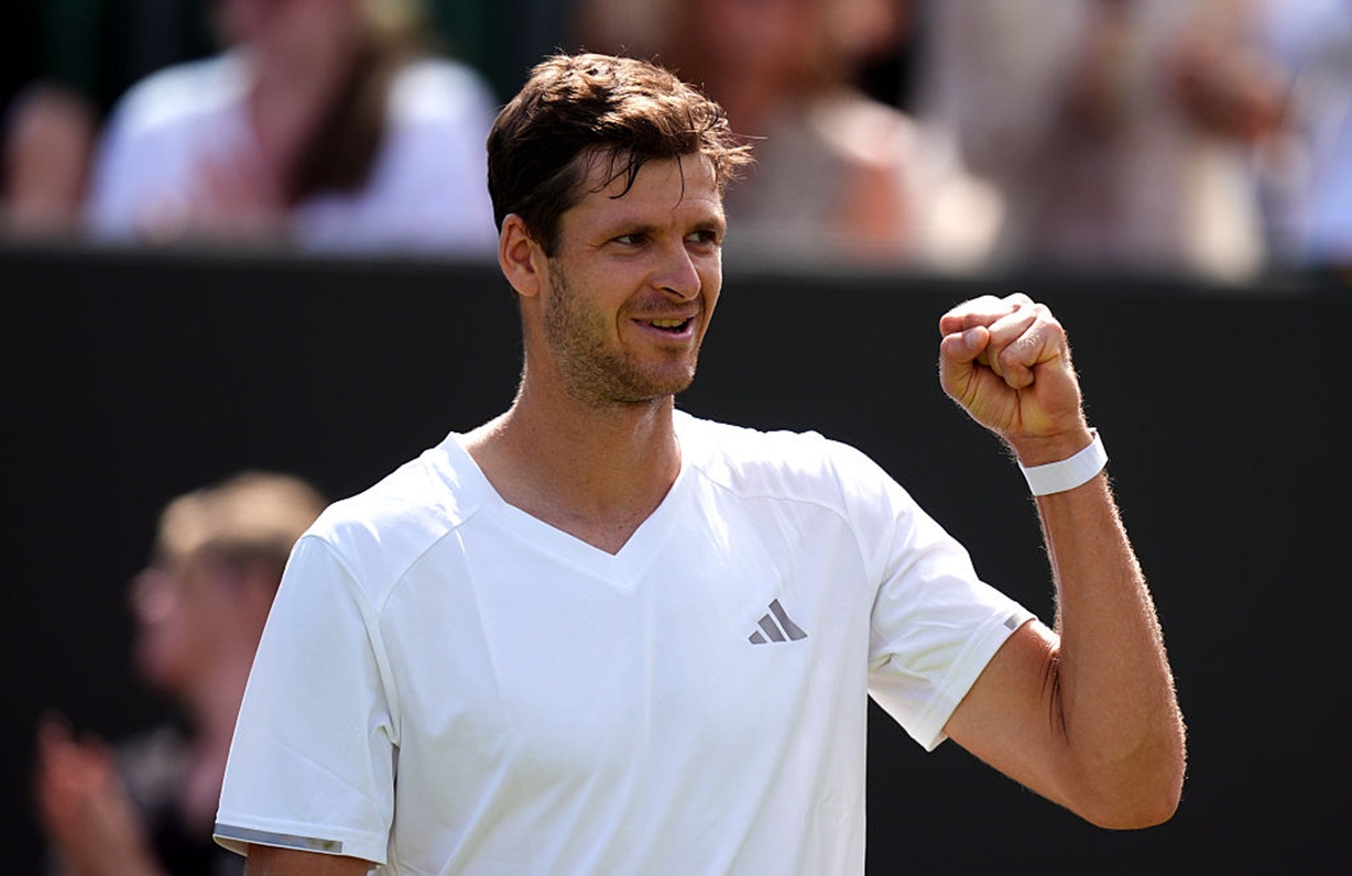 Hurkacz przez cały czas nie stracił seta na Wimbledonie