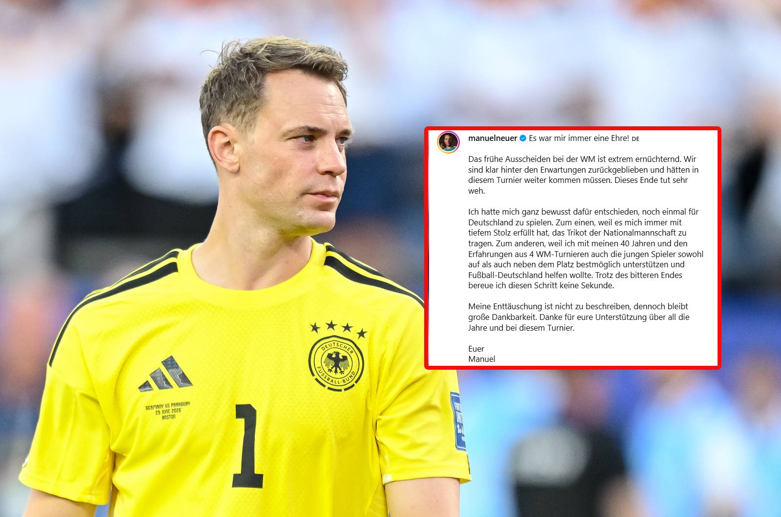 Neuer podsumował porażkę na MŚ i swój powrót. "To zakończenie bardzo boli"