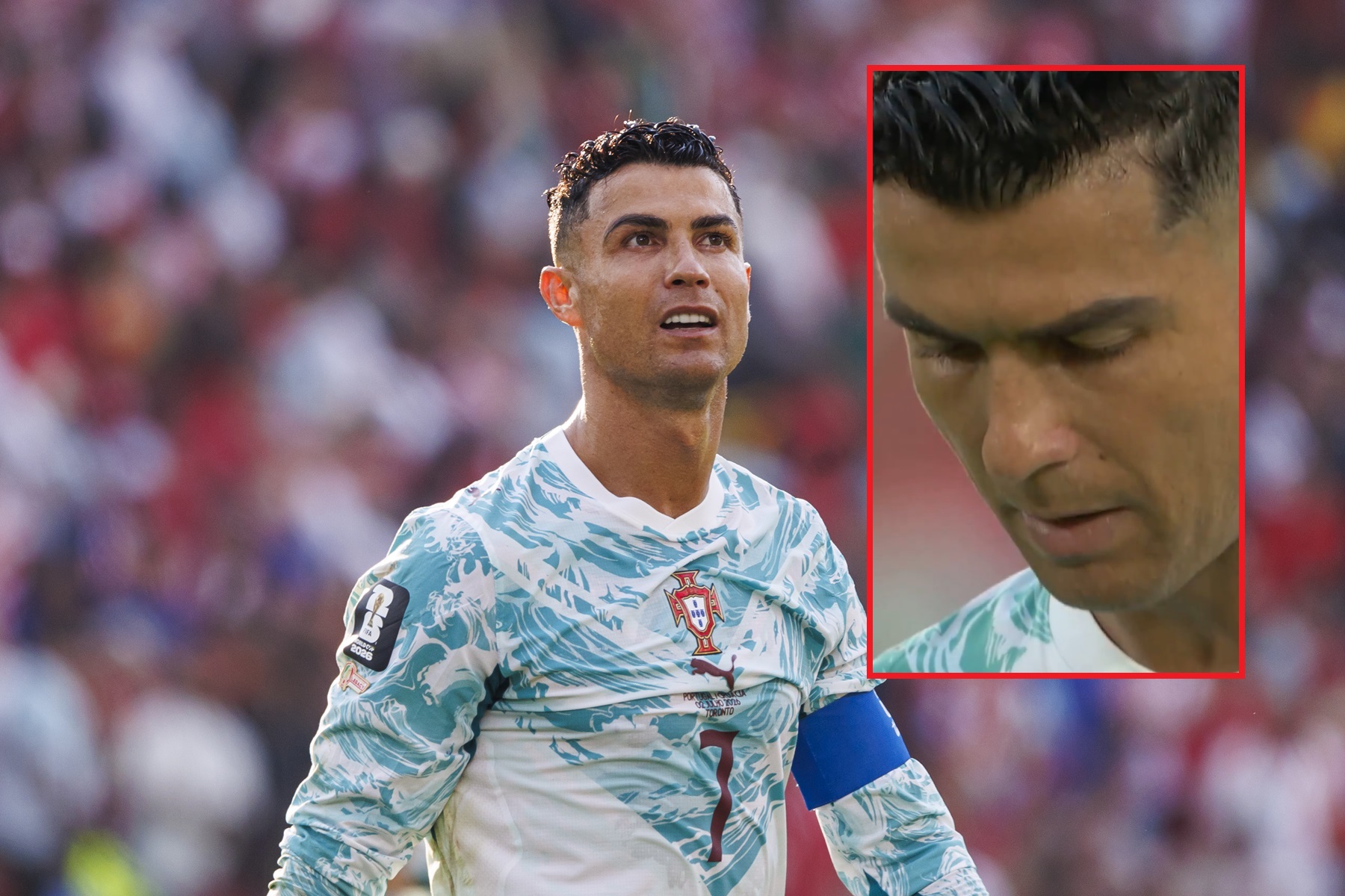 Wyczytali z ruchu warg. To Ronaldo powiedział przed golem?
