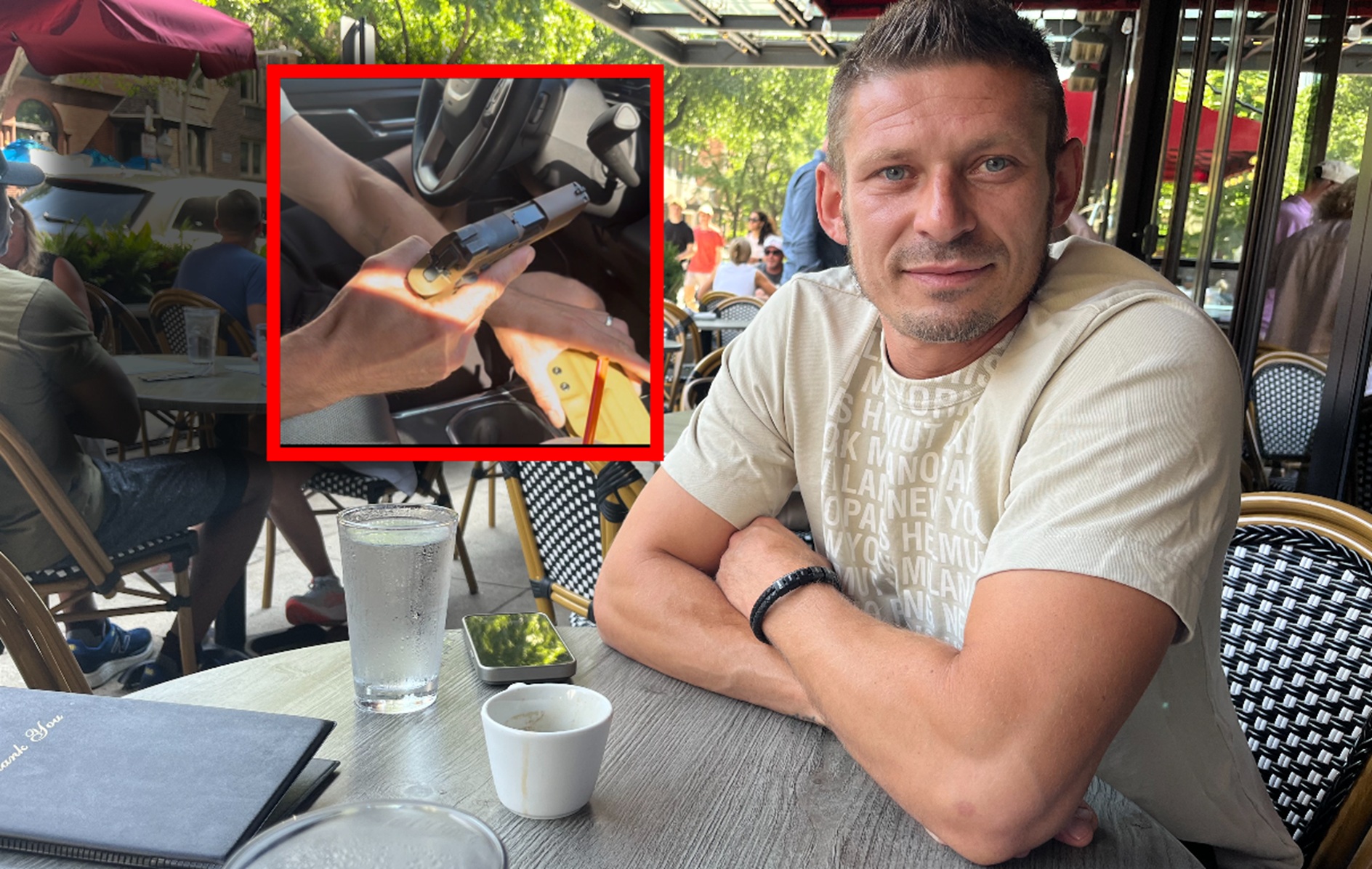 Po karierze zamieszkał w Ameryce. Po Chicago jeździ z bronią