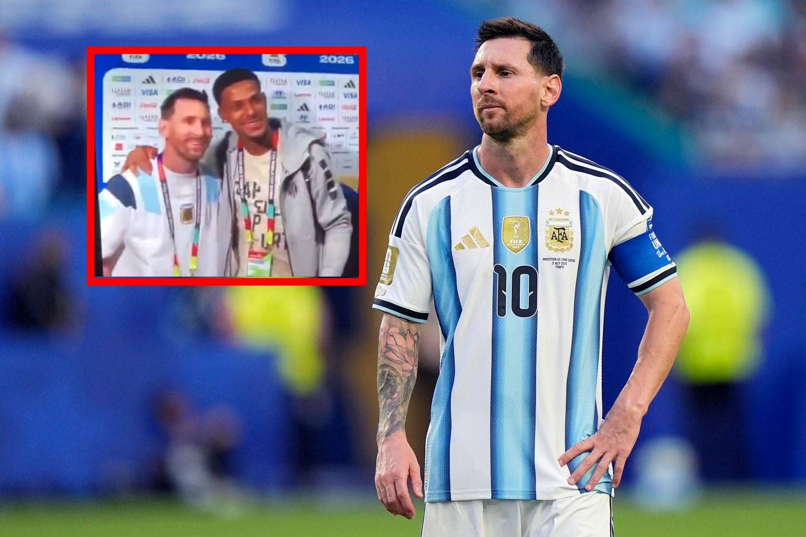 Czekali, aż Messi skończy wywiady. Zobacz, co stało się potem
