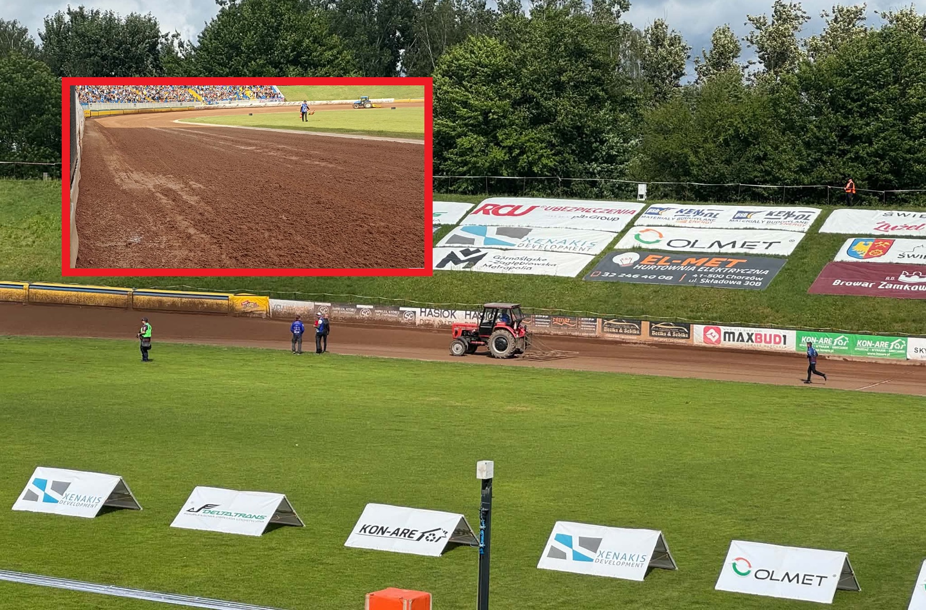 Speedway match Śląsk Świętochłowice vs OK Kolejarz Opole cancelled due to poor track condition