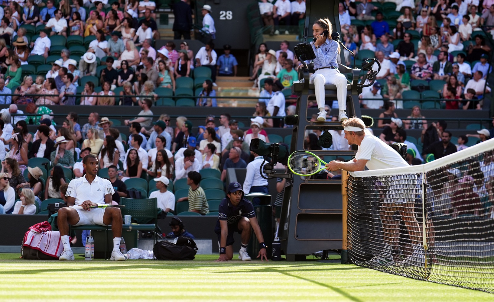 Niepokój na Wimbledonie. Mecz został przerwany