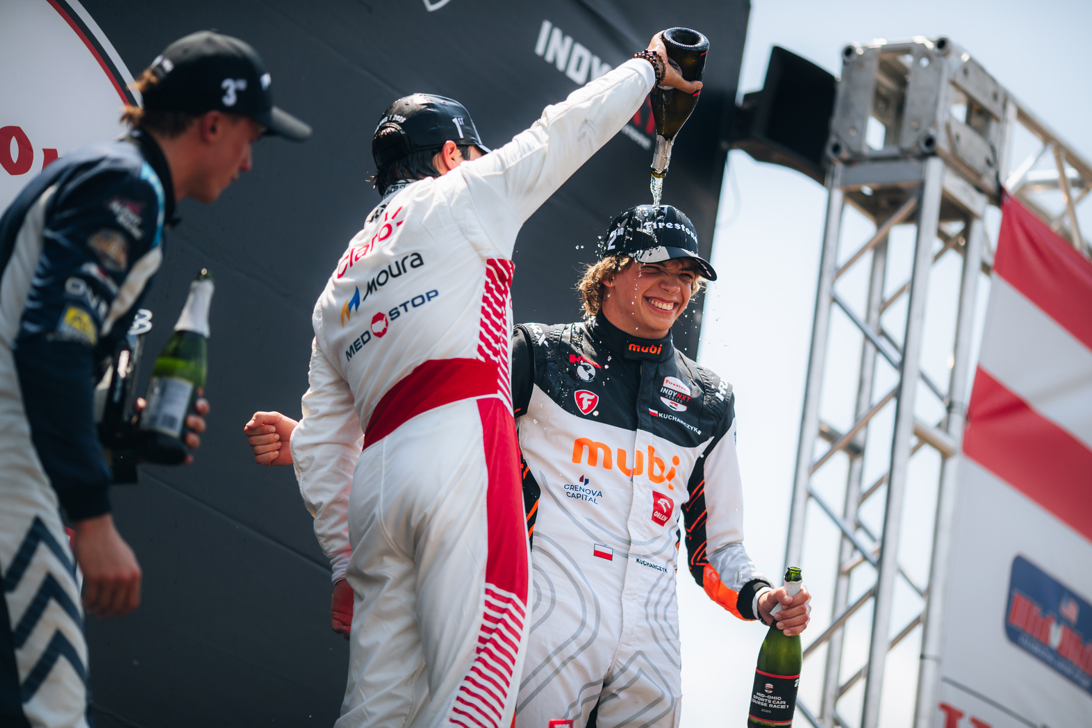 Podium i heroiczna walka z awarią. Kucharczyk znów dał popis w USA