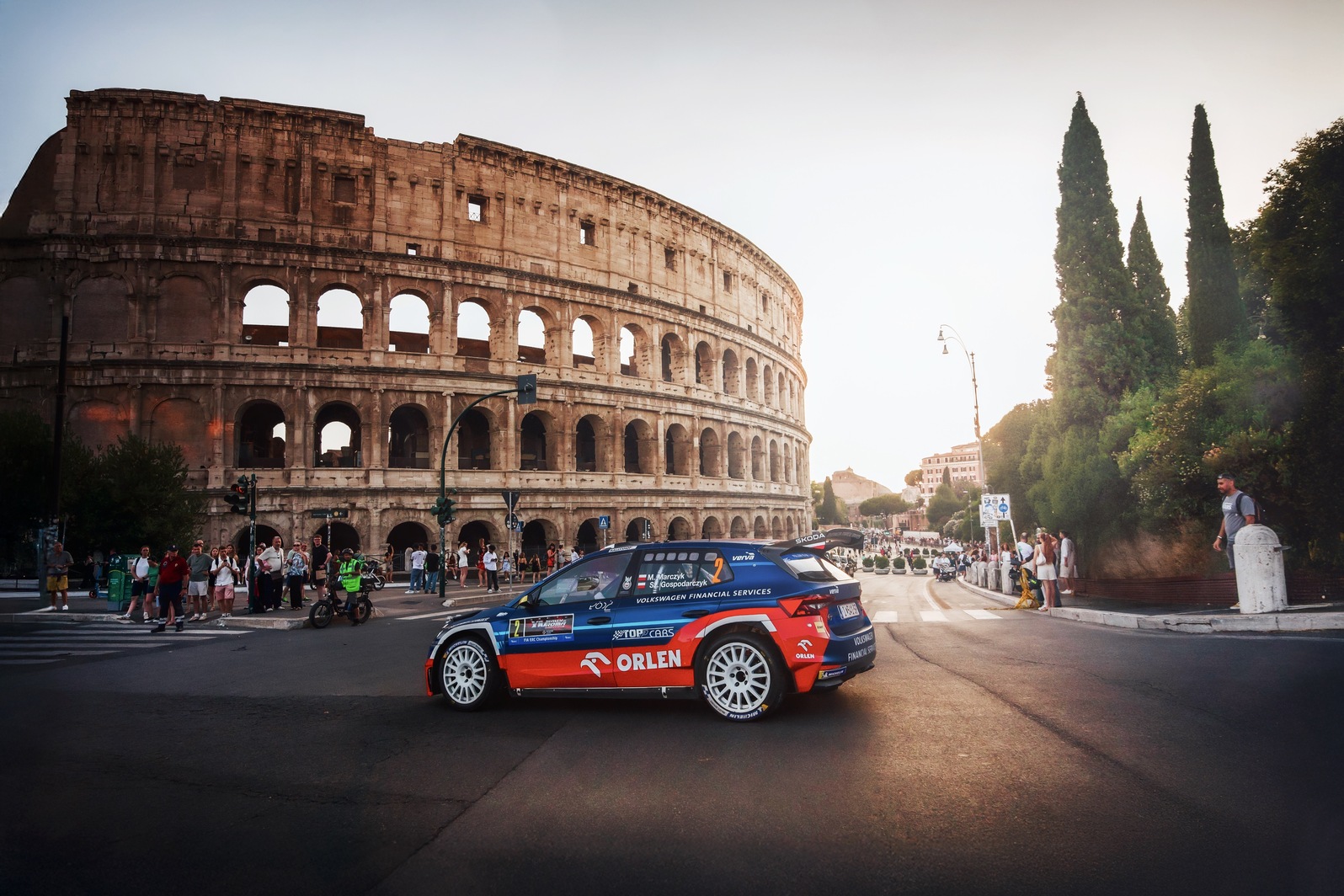 Marczyk Finishes 10th at Rally Roma After Technical Troubles