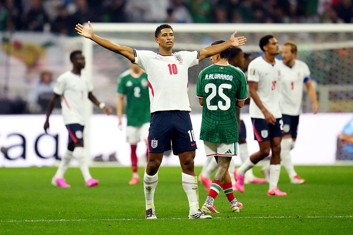 Bellingham double sends England past Mexico 3-2, avenging 1986 Maradona defeat