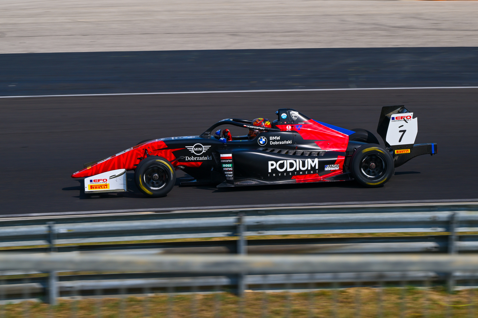 Wiktor Dobrzański takes three podiums at Hungaroring in Euroformula Open