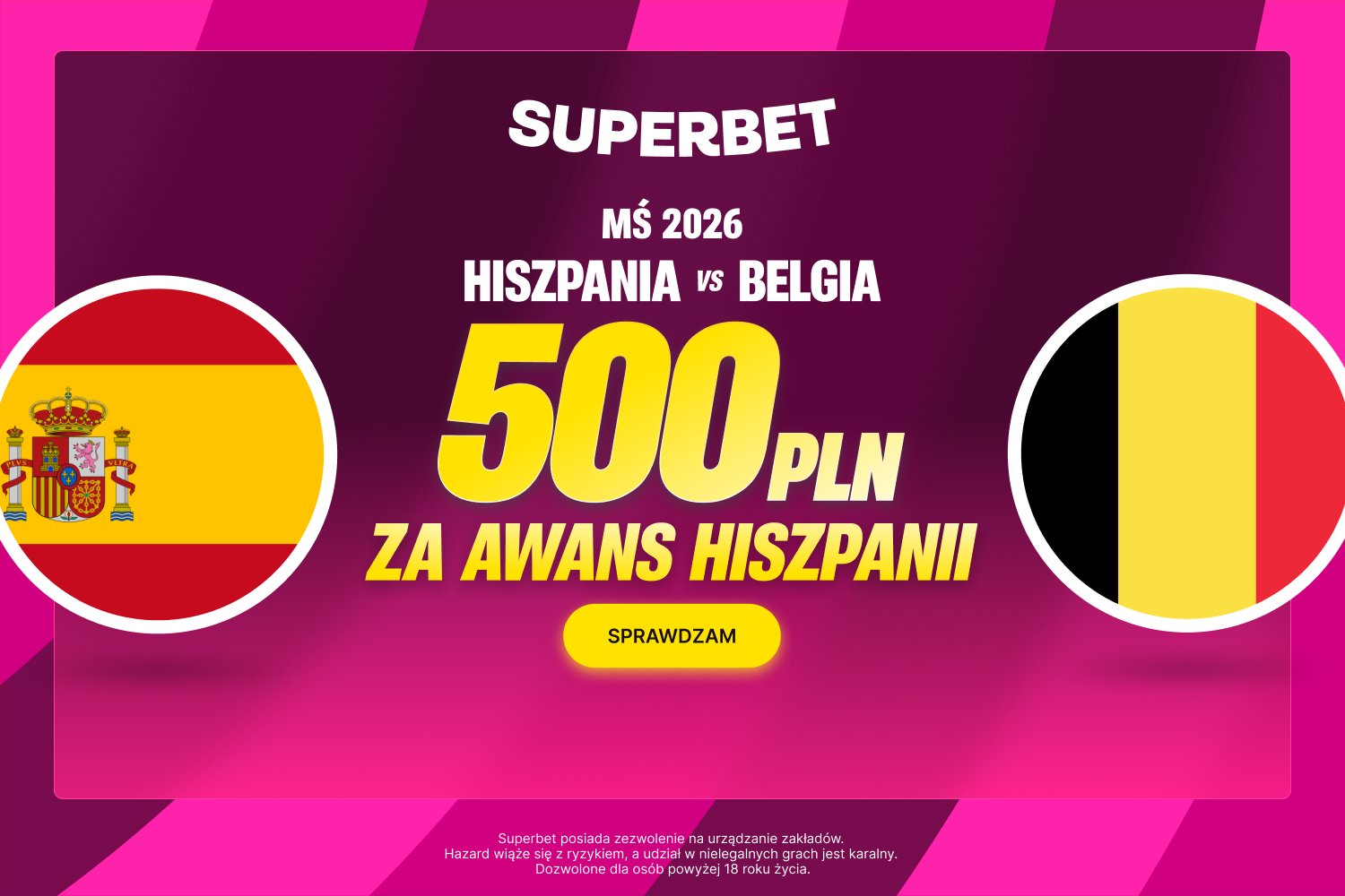 Superbet kod promocyjny: kurs 250 na awans Hiszpanii do półfinału