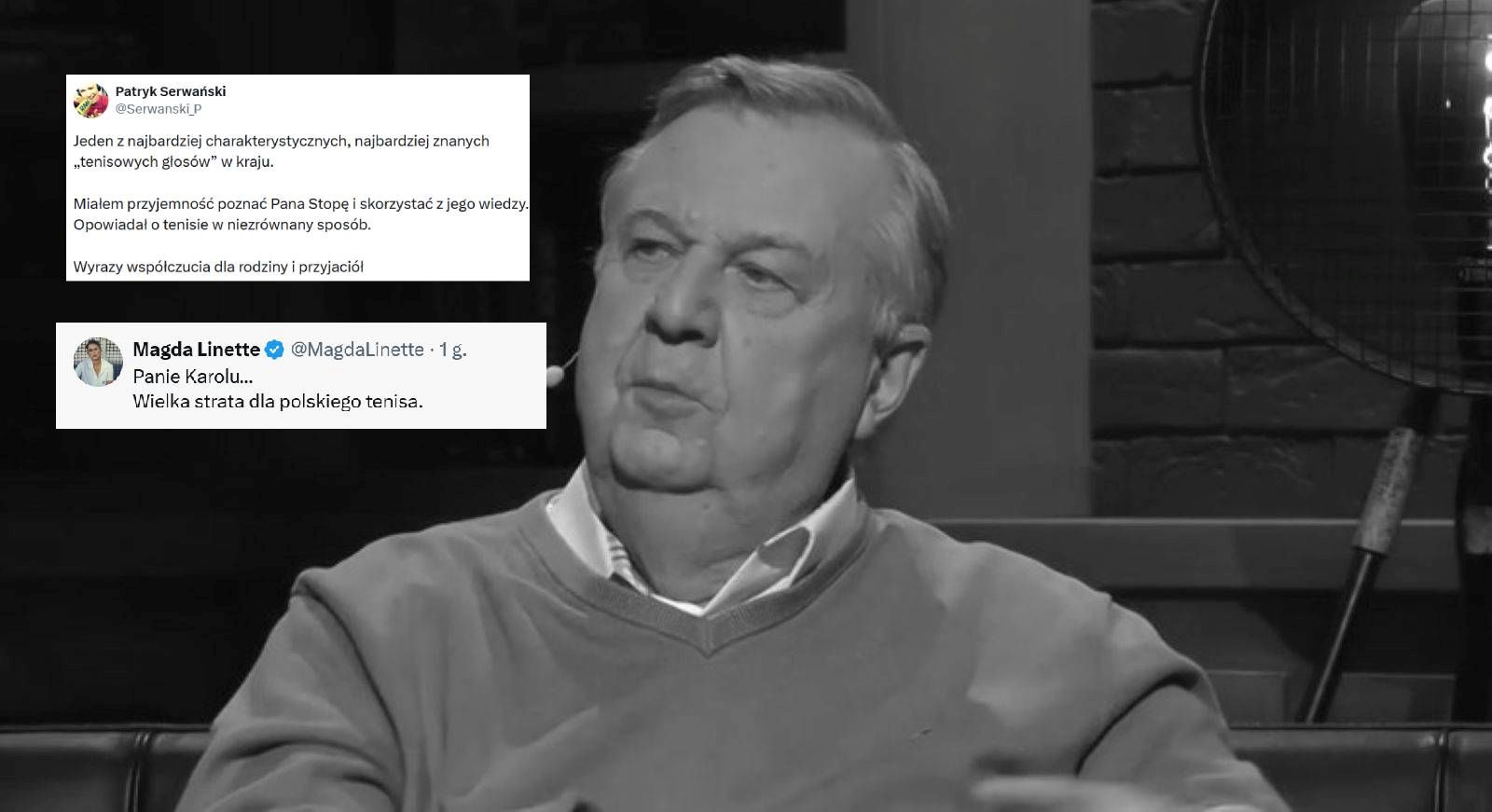 Polish tennis community mourns commentator Karol Stopa