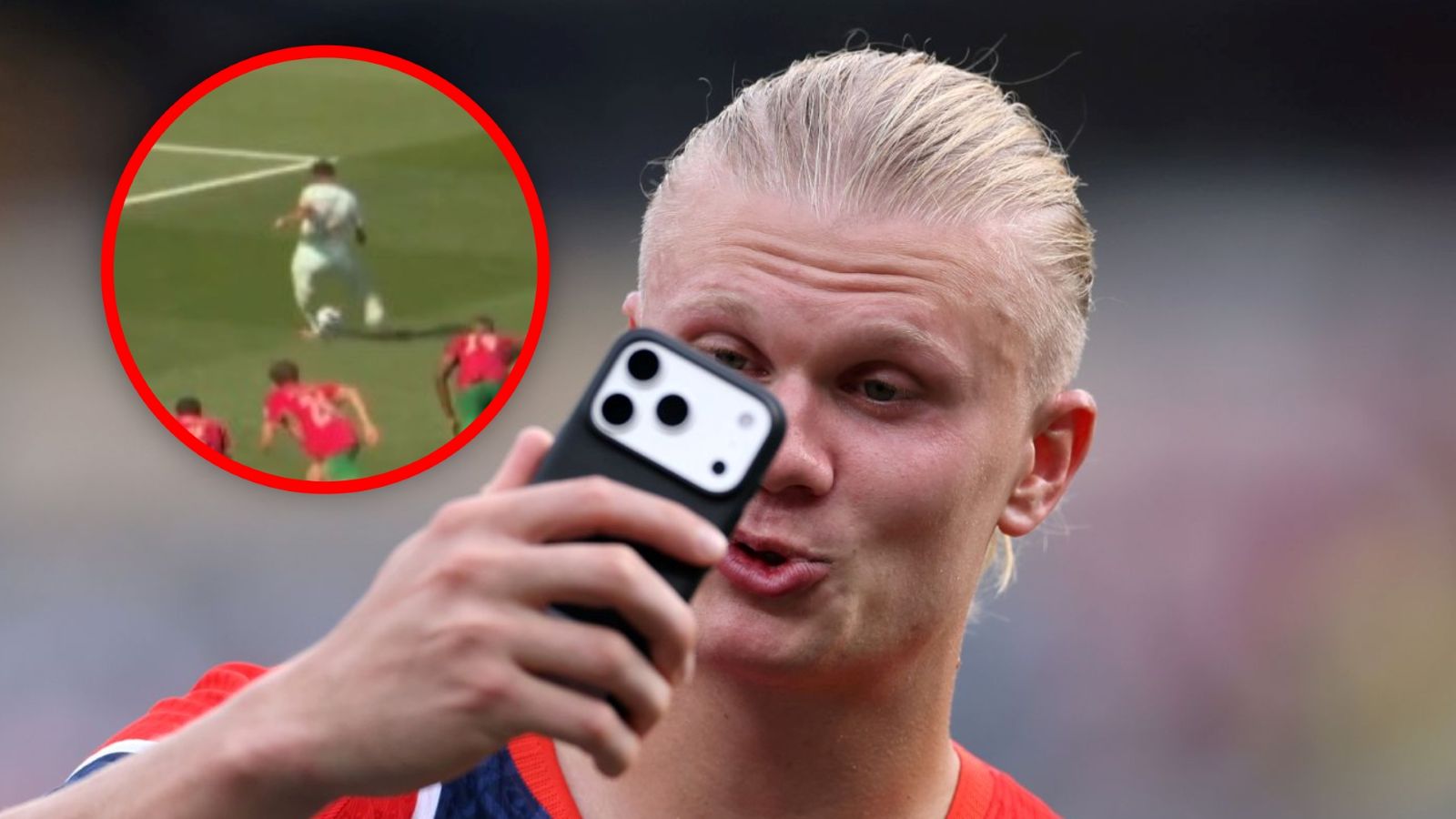 Zobaczył karnego Mbappe. Haaland natychmiast odezwał się w sieci