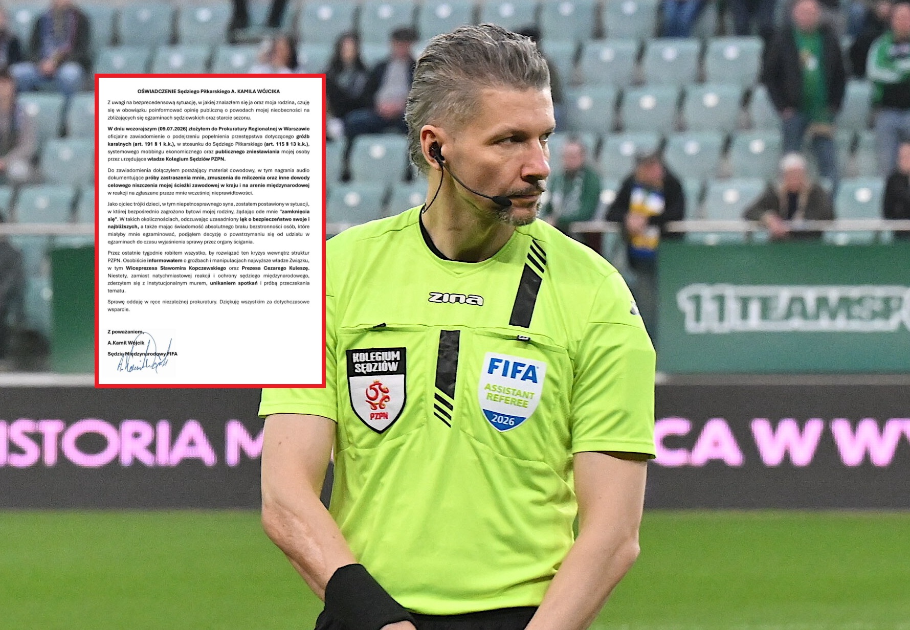Polski sędzia złożył zawiadomienie do prokuratury. "Lęk o bezpieczeństwo swoje i bliskich"