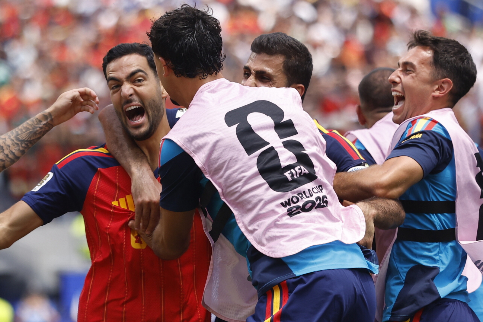 Merino strzelił gola na 2:1 dla Hiszpanii w ćwierćfinale z Belgią