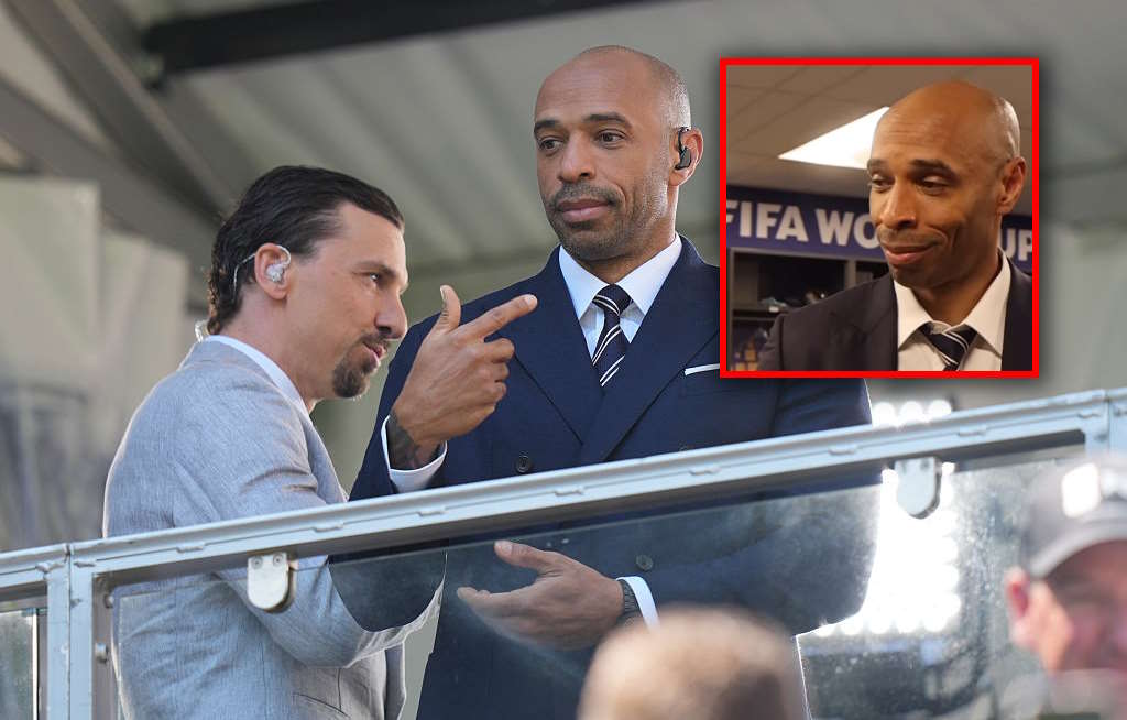 Thierry Henry odwiedził szatnię Francuzów po wygranej z Marokiem w Bostonie