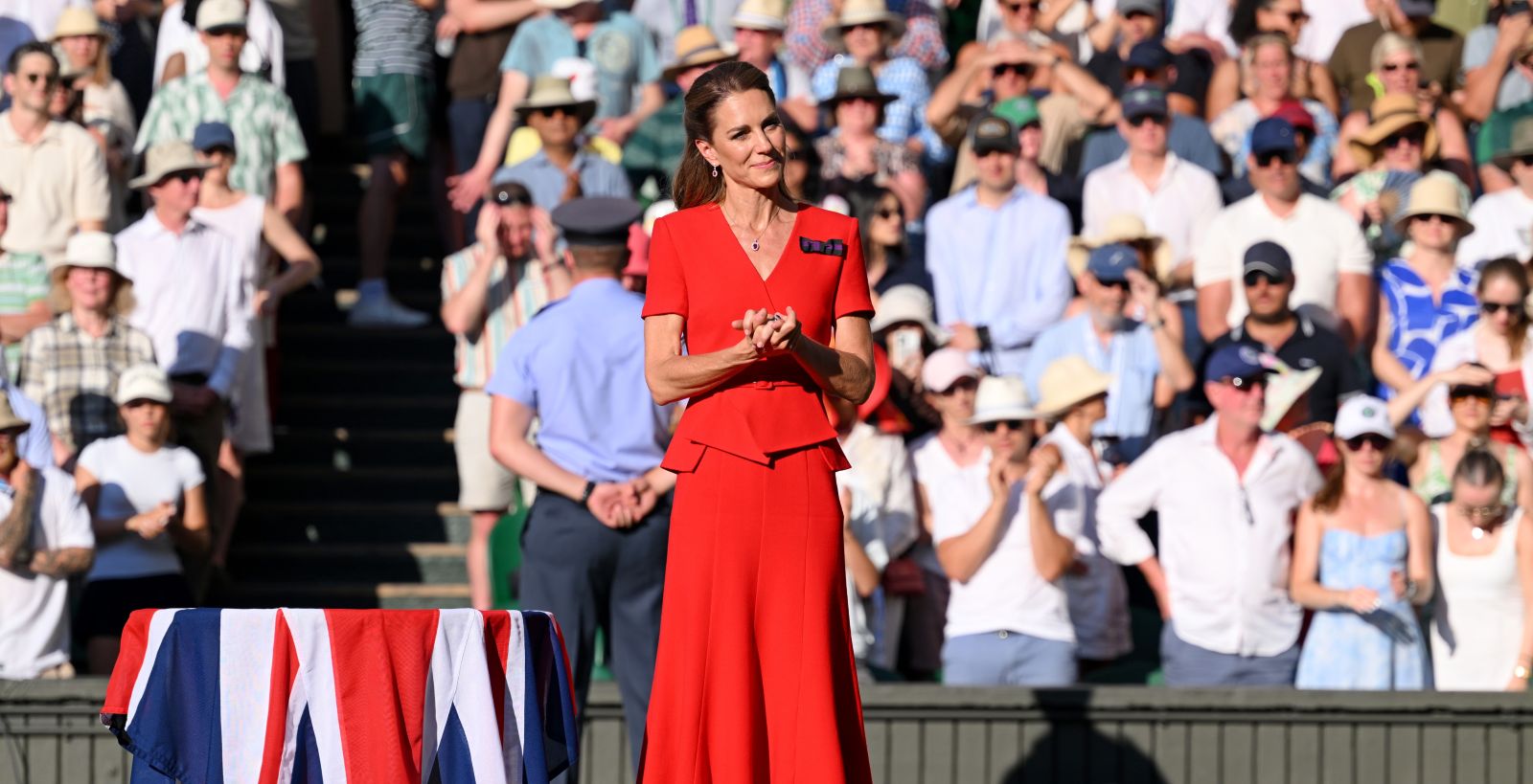 Księżna Kate wręczyła trofeum nowej mistrzyni Wimbledonu