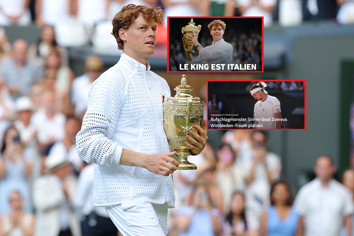 Sinner wygrał Wimbledon 2025 po raz drugi z rzędu — media: "Król jest Włochem"