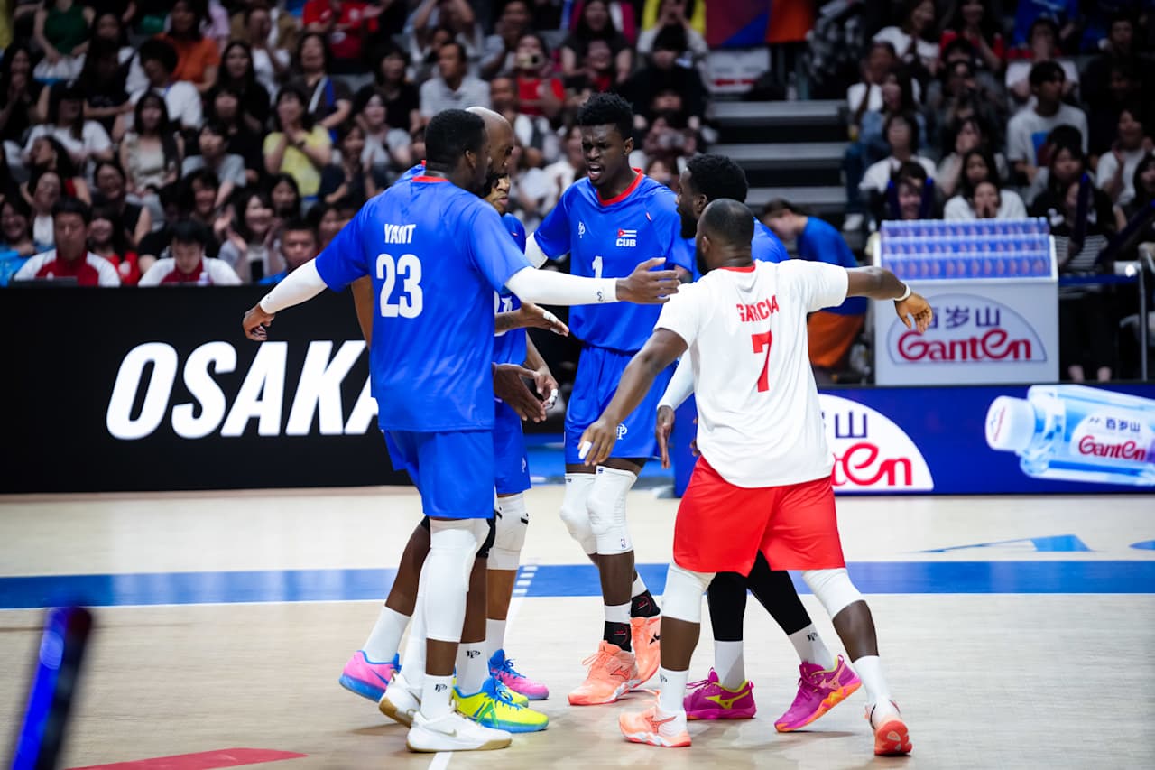 Cuba Volleyball Ends 8-Match Losing Streak with 3-0 Win Over Belgium in Nations League