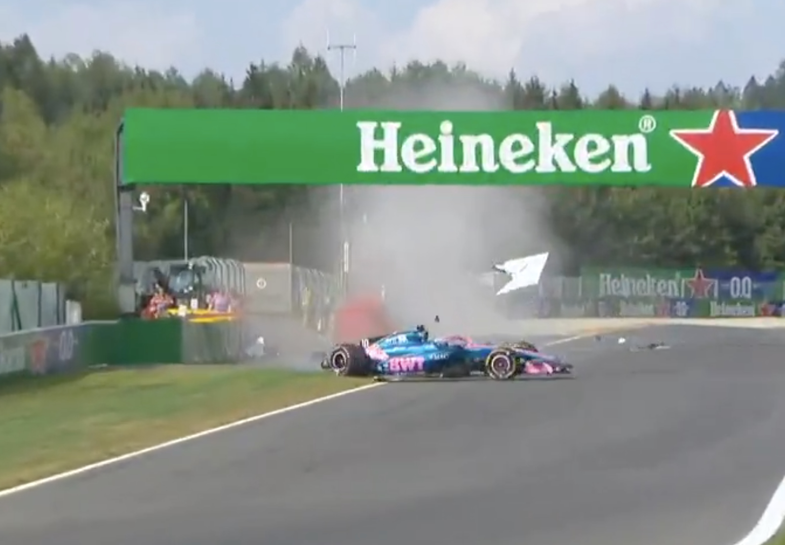 Poważny wypadek w F1. Wideo mrozi krew w żyłach