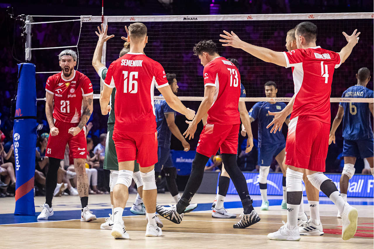 Polska siatkarzy awansuje do Final Eight Ligi Narodów po wygranej 3:0 z Brazylią