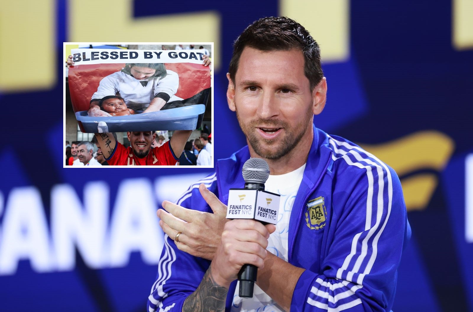 "Istne szaleństwo". Messi skomentował słynne zdjęcie z Yamalem