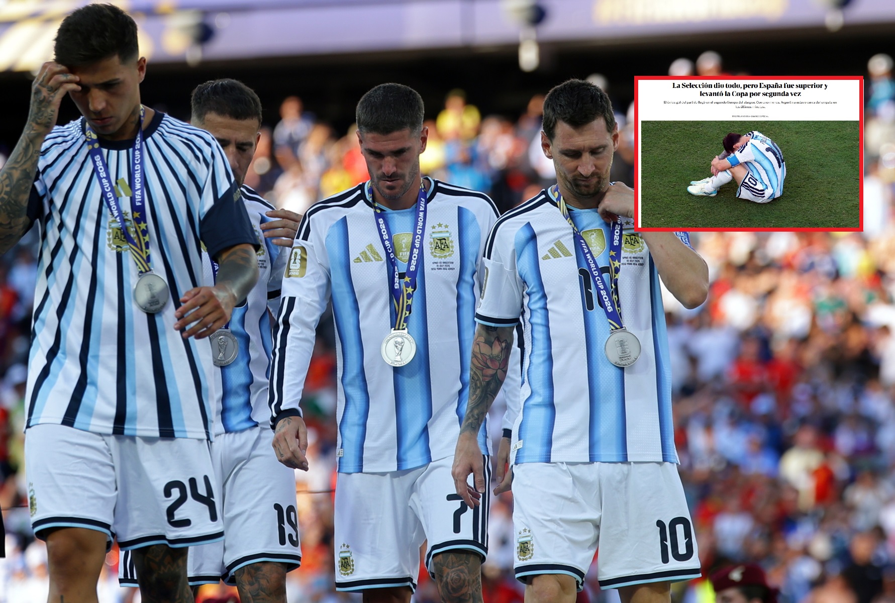 Smutek w Argentynie. Tak media piszą o przegranym finale