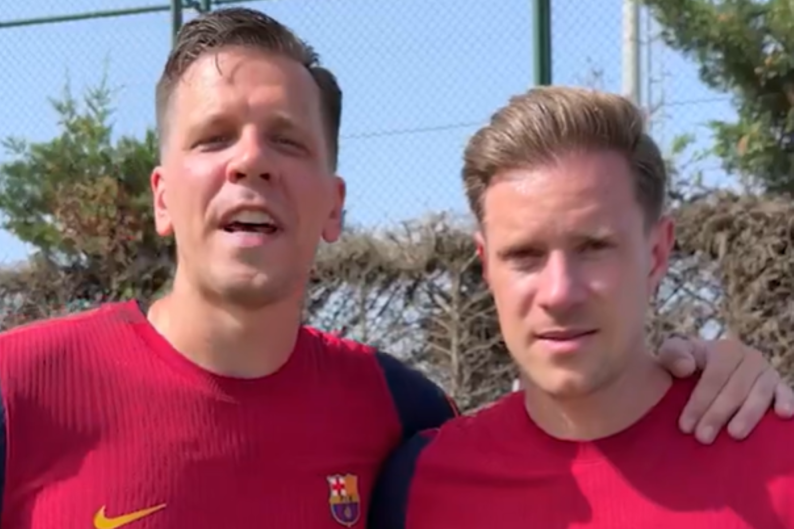 Szczęsny z krótkim przekazem do bohatera finału. Wideo niesie się po sieci